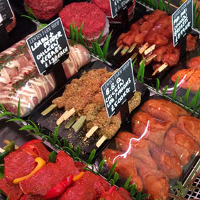 Meats available to buy at Lewis&rsquo;s Farm Shop in Wrexham